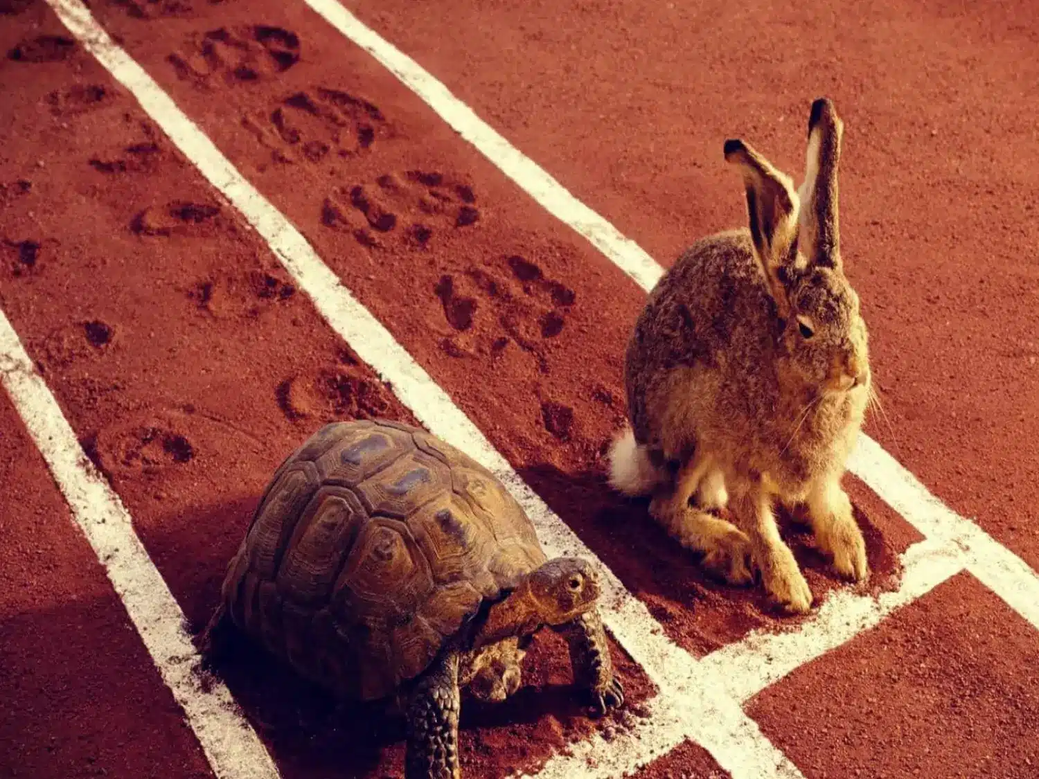 Rien de sert de courir, il faut partir à point