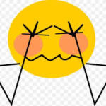 embarrassed emoticon